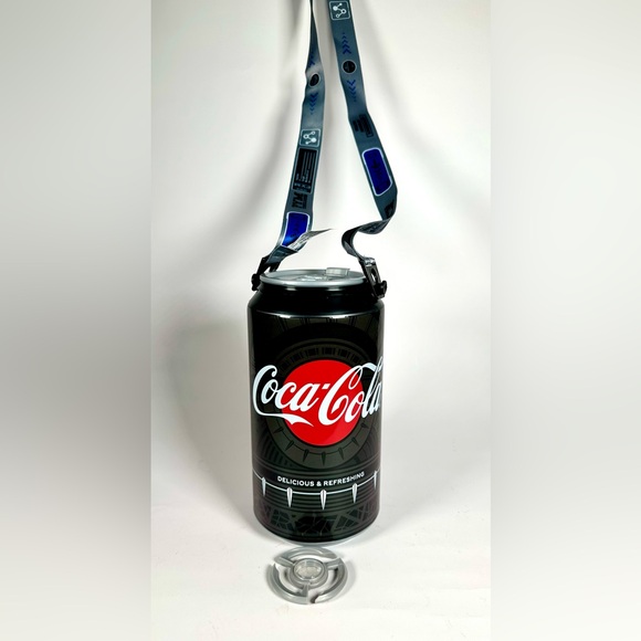 Coca Cola Disney Park Giant Black Wakanda Forever Coke Sipper Plastic Cup - Picture 6 of 12